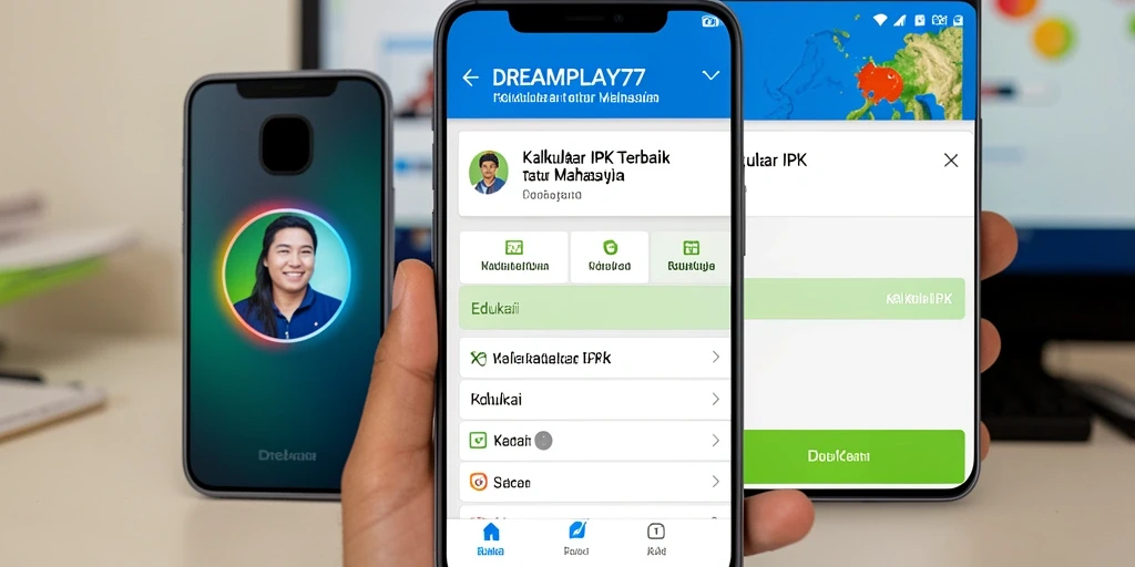 Antarmuka pengguna DREAMPLAY77 yang intuitif dan fungsional.