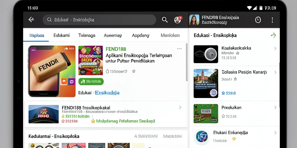Antarmuka pengguna FENDI188 yang menarik dan informatif.