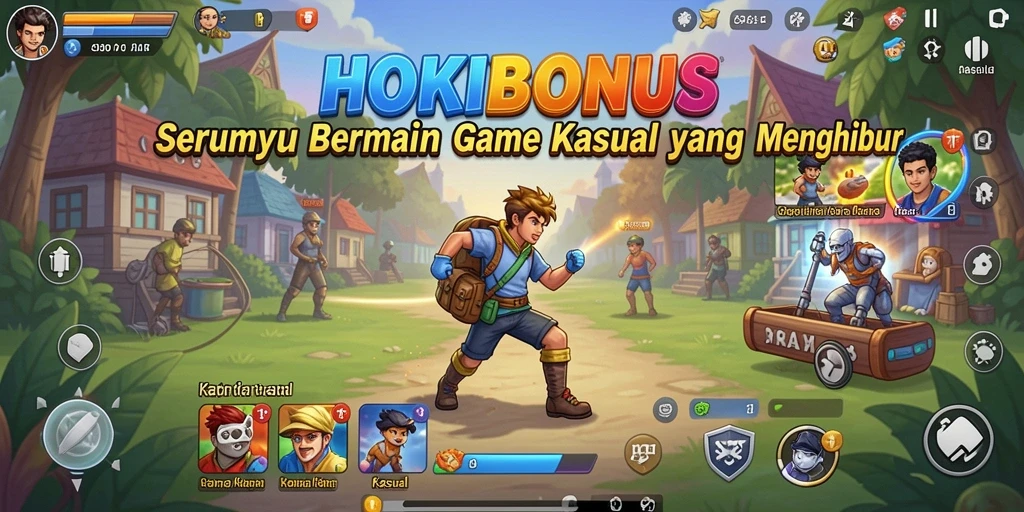 Tampilan antarmuka HOKIBONUS yang ramah pengguna dan menarik.