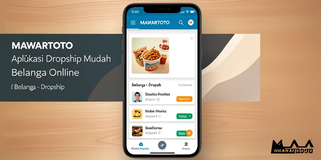 Antarmuka MAWARTOTO yang ramah pengguna untuk Dropship.