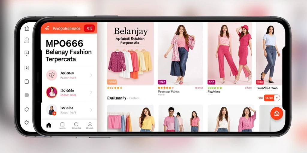 Antarmuka MPO666 yang menarik dan mudah digunakan untuk belanja fashion.